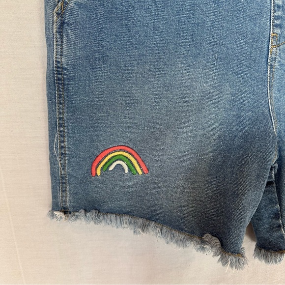 NWT Target Pride Queen Rainbow Overalls M - Picture 4 of 8